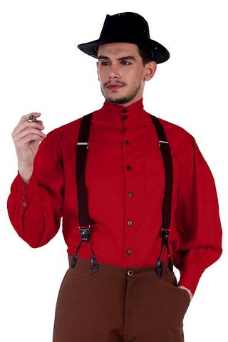 C1292 Seigneur Shirt- Red - Small