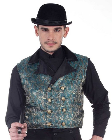 C1341 Ezekiel Steampunk Vest- 2XL
