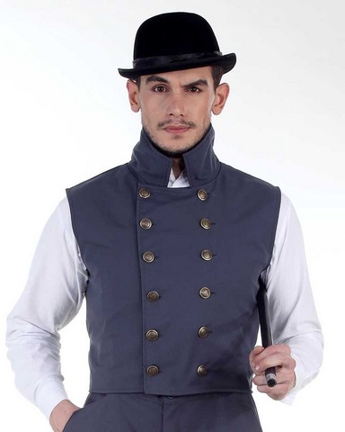 C1344 Herschel Grey Vest- Small