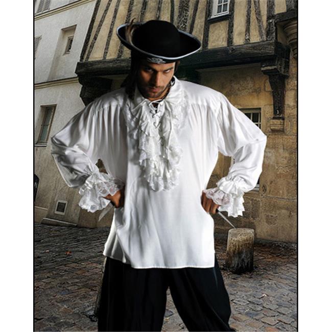 The Pirate Dressing C1003 Roberto Cofresi Shirt- White - Large