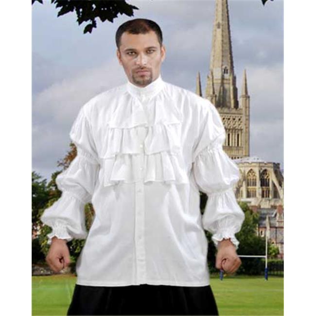 The Pirate Dressing C1076 Seinfeld Puffy Shirt- White - Large