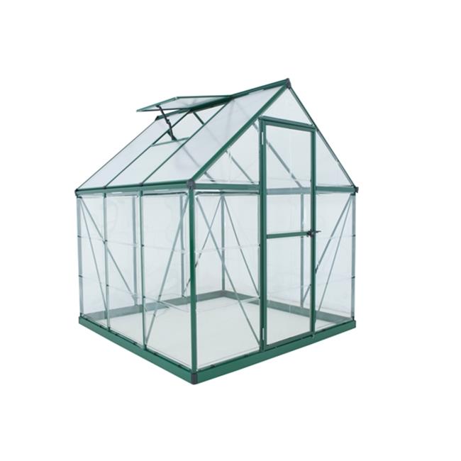 Palram - Canopia HG5506G-1B Hybrid Greenhouse - 6 x 6 ft. - Green