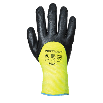 A146 Large Arctic Winter Glove, Yellow
