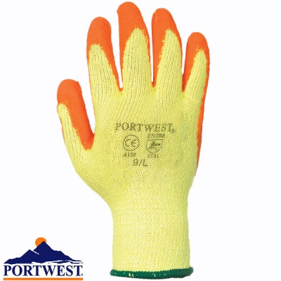 A150 Extra Large Fortis Grip Glove, Orange