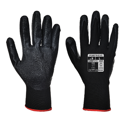A320 Extra Large Dexti-Grip Glove, Black