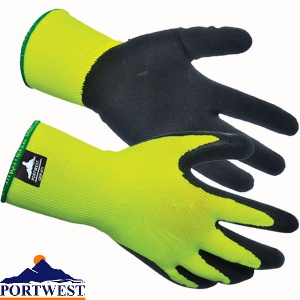A340 Medium Hi-Visibility Grip Glove, Yellow