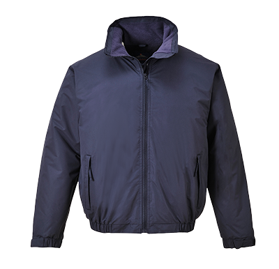 US538 Small Moray Rain Resistant Bomber Jacket, Navy - Regular