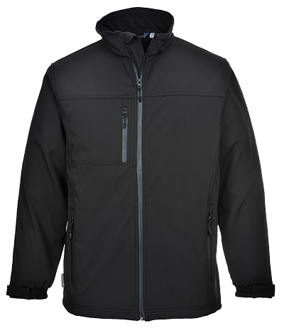UTK50 Medium 3 Layer Softshell Jacket, Black - Regular
