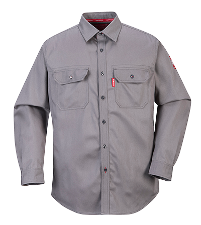 FR89 Medium Bizflame 88 by 12 Shirt, Grey - Regular