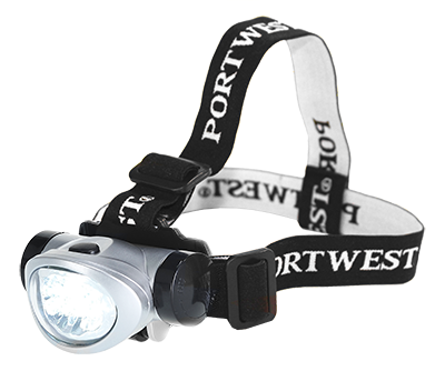 PA50 LED Head Light For Safety Helmet, Silver
