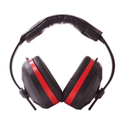 PW43 EN352 Comfort Safety Ear Protector Muffs, Black