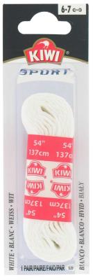 Picture of Kiwi 666-039 54 in. Athletic Flat Shoe Laces- White