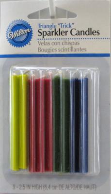 Picture of Wilton 2811278 Triangle Relite Rainbow Candle