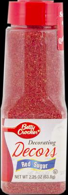 Picture of Betty Crocker 71020 Betty Crocker Decorating Decors Jar, Red Sugar - 2.25 oz