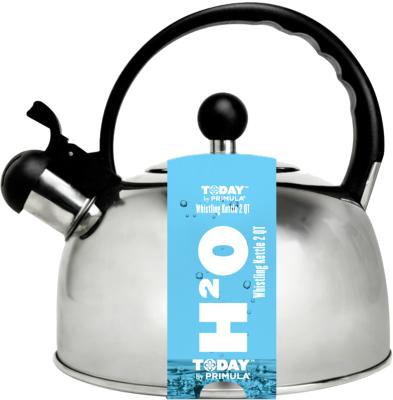 Simon Series Stovetop Whistling Tea Kettle, 2 qt Capacity, Ergonomic Handle