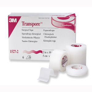 Picture of 3M 1527-3 Transpore Transparent Surgical Tape&#44; 4 per Box - Clear