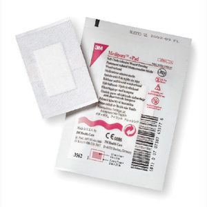 Picture of 3M 3570 Medipore Pad Soft Cloth Adhesive Wound Dressing&#44; 100 Per Case