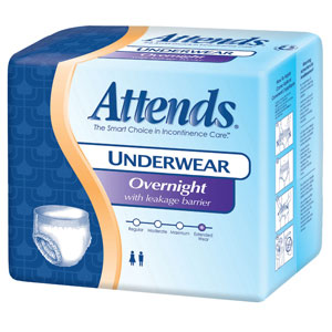 Picture of Attends APPNT30 Overnight Protective Underwear&#44; Large - 56 per Case