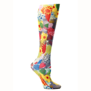 CMPS2 20-30 mmHg Athletic Compression Sock, Pink & Black - Medium