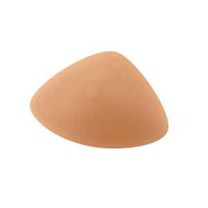 527 Triangle Post Lumpectomy Silicone Breast Form, Beige - Size 12
