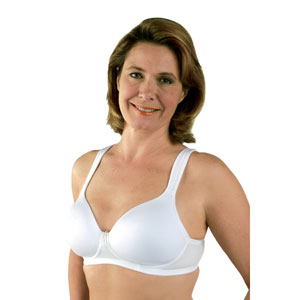 759E Post Mastectomy Fashion Bra, White - Size 40C -  Classique, Classique-759E-WHT-40C