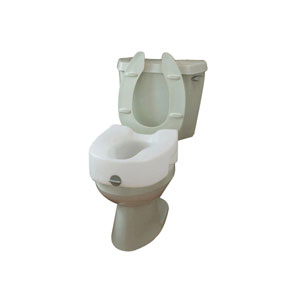 Picture of Ableware Bath Safe Lock on Elevated Toilet Set without Arms