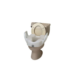 Picture of Ableware Bath Safe Lock on Toilet Seat With Arms