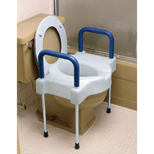 Picture of Ableware Extra Wide Tall-Ette Elevated Toilet Seat With Legs, 8.25 x 16 x 26 in.