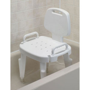 Picture of Ableware Adjustable Shower Seat with Arms & Back