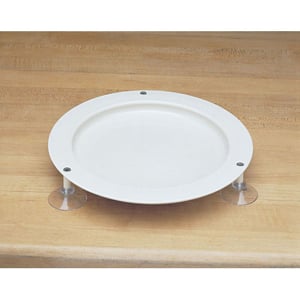 Picture of Ableware Inner-Lip Plate with Suction Cups, Sandstone