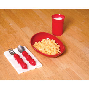 Picture of Ableware Maddak Redware Basic Tableware