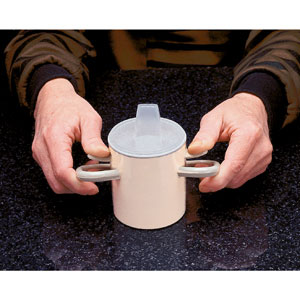 Picture of Ableware Maddak Arthro thumbs-Up Cup with Lid