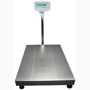 Picture of Adam 165 lbs Floor Check Weighing Scale&#44; 9 x 18 x 35 in.