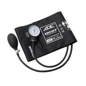 Picture of ADC Prosphyg Large Adult Black Sphygmomanometer&#44; Latex Free