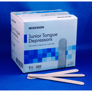 Picture of McKesson 24-201 Junior Tongue Depressors&#44; 500 per Box