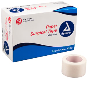 Dynarex 3552 Paper Surgical Tape, 144 Per Case