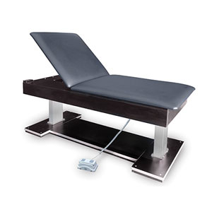 Picture of Hausmann 4797 Hi-Lo Treatment Table With Power Backrest, Slate Blue