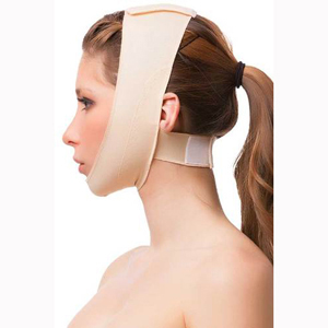 Picture of Isavela FA01 No Neck Support Chin Strap&#44; Beige - 2XL