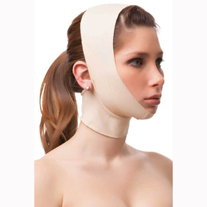 Picture of Isavela FA02 Neck Support Chin Strap&#44; Beige - Medium & Large