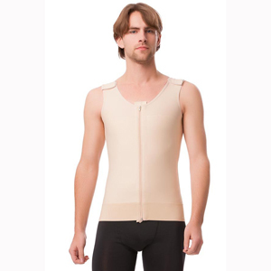 MG03SH Short Length Vest Tank, Black - 2XL