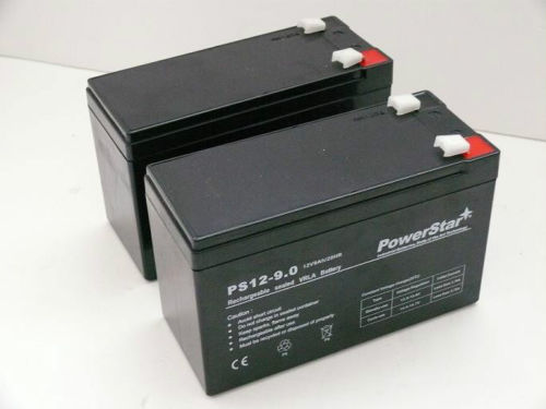 PS12-9-QTY2-23 UPS Replacement Battery for APC RBC5 Cartridge No. 5 - Leakproof 12V 9Ah Pre-charged - 2 Per Pack