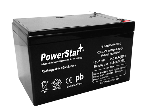 12V 15Ah Replacement Battery for Peg Perego Gator HPX Toy or Rid