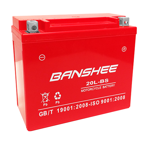 Picture of Banshee 20L-BS-Banshee3 12V 18Ah YTX20L-BS Motorcycle Battery for Harley Sportster Softail Dyna CVO FX Fat Bob Buell Triumph
