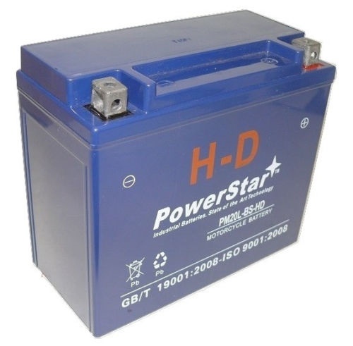 Picture of PowerStar PM20L-BS-HD-010 2003-1999 Harley FLSTS Heritage Springer Motorcycle Battery