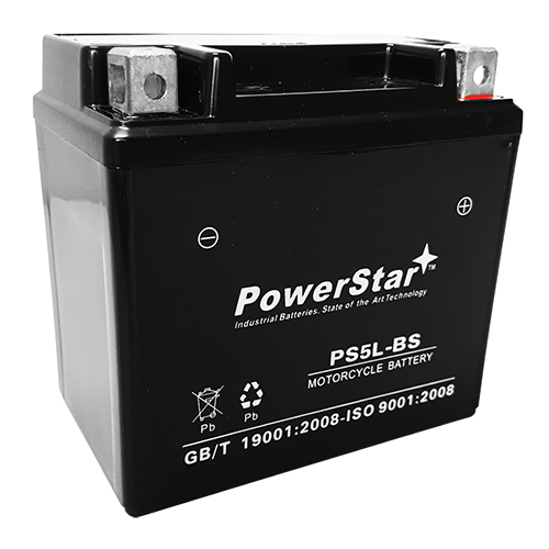 Picture of PowerStar PS5L-BS-8867 Hyosung Replacement Motorcycle Battery for 100CC All Years EZ100