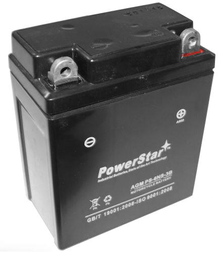 Picture of PowerStar PS-6N6-3B 6N6-3B-1 Replacement Battery with Sealed Maintenance Free Operation