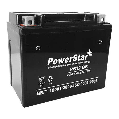 Picture of PowerStar PS12-BS-631 12V 12Ah Suzuki C50 Replacement Motorcycle Battery