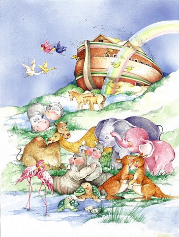 Noahs Ark Flag Garden Size