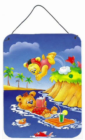 Teddy Bears Swimming & Diving Wall or Door Hanging Prints