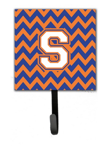CJ1060-SSH4 Letter S Chevron Blue & Orange No.3 Leash or Key Holder
